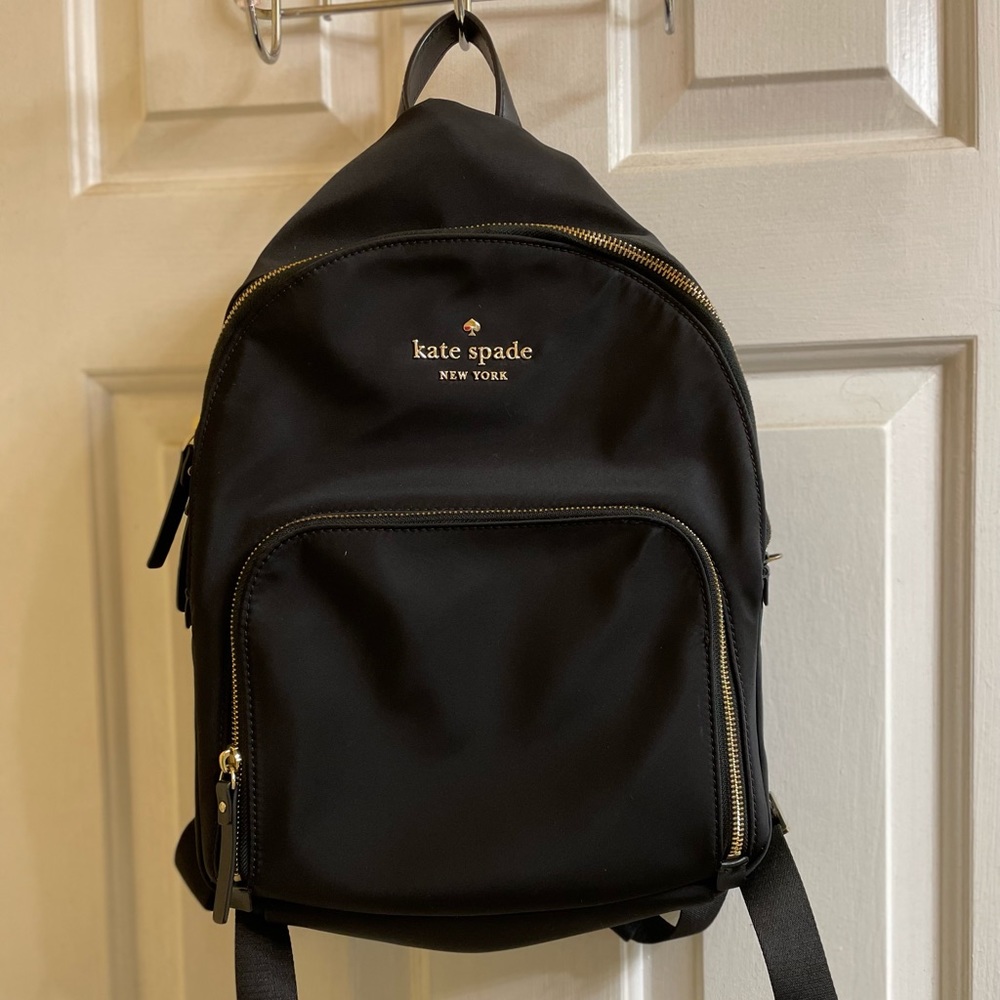 Black Kate Spade backpack